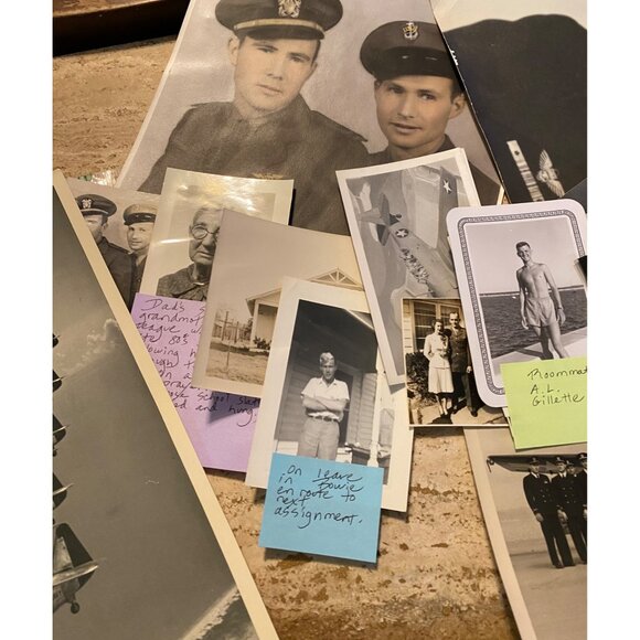 WWII Naval Aviation Memorabilia Collection Photographs & Cards NAS Corpus Christ - Picture 3 of 6